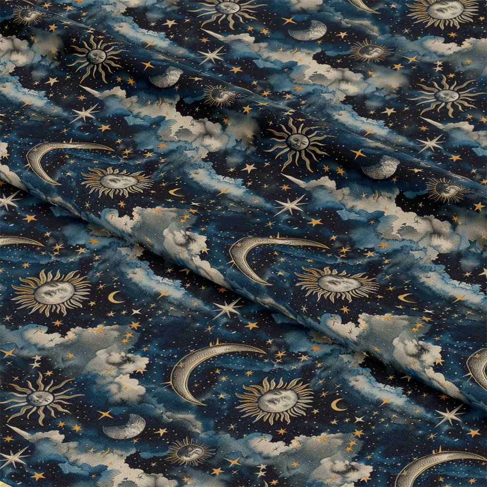 Golden Cosmos Pattern 7 Quilting Cotton Fabric