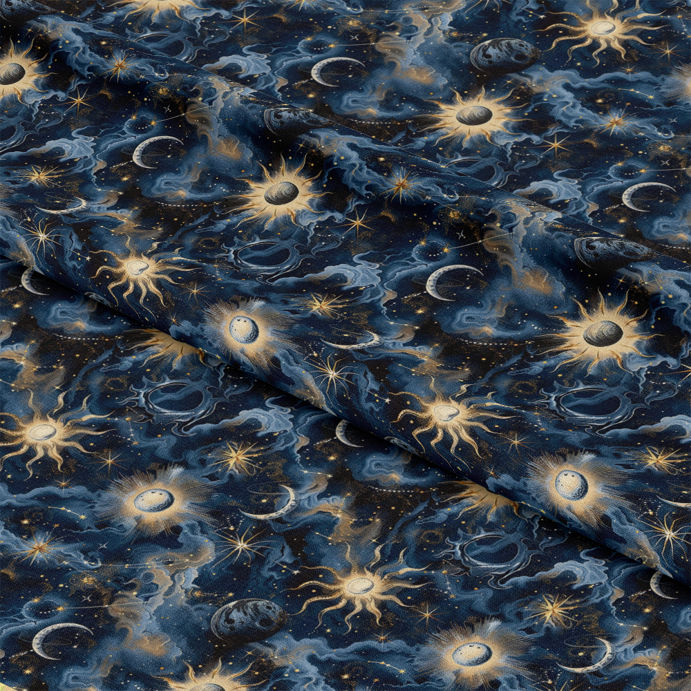 Golden Cosmos Pattern 8 Quilting Cotton Fabric