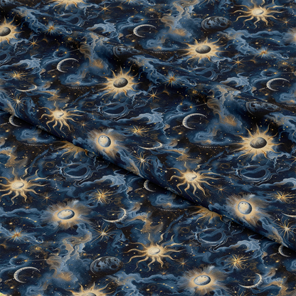 Golden Cosmos Pattern 8 Quilting Cotton Fabric