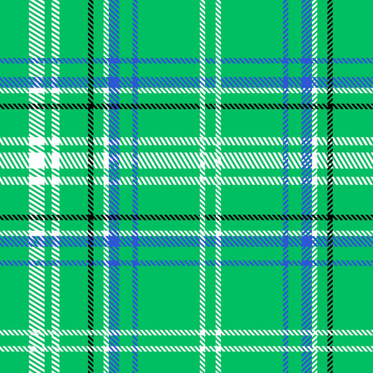Golf Plaid Pattern 4 Quilting Cotton Fabric