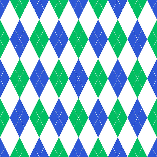 Golf Plaid Pattern 5 Quilting Cotton Fabric