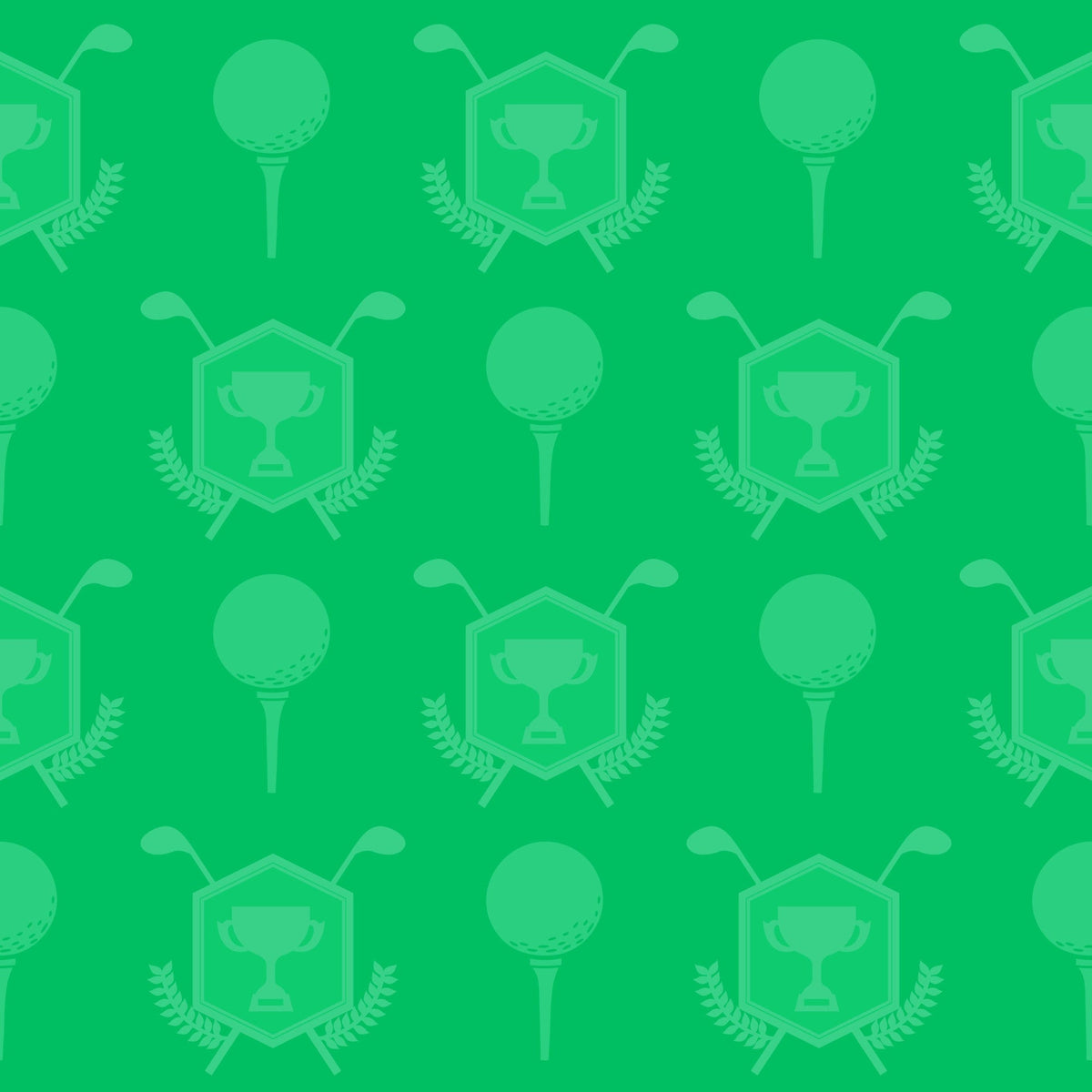 Tee Time Pattern 7 Minky Fabric