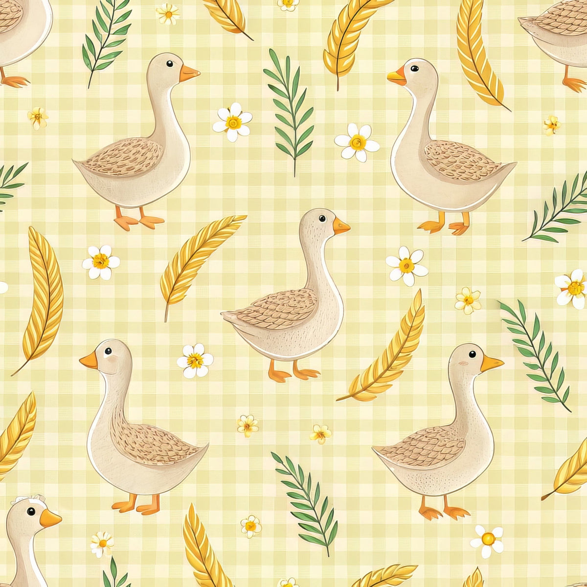 Gosling Plaid Pattern 15 Minky Fabric