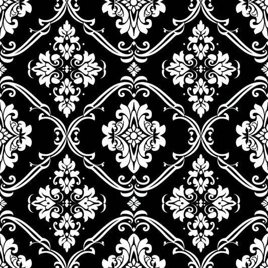 Gothic Damask Pattern 2 Quilting Cotton Fabric