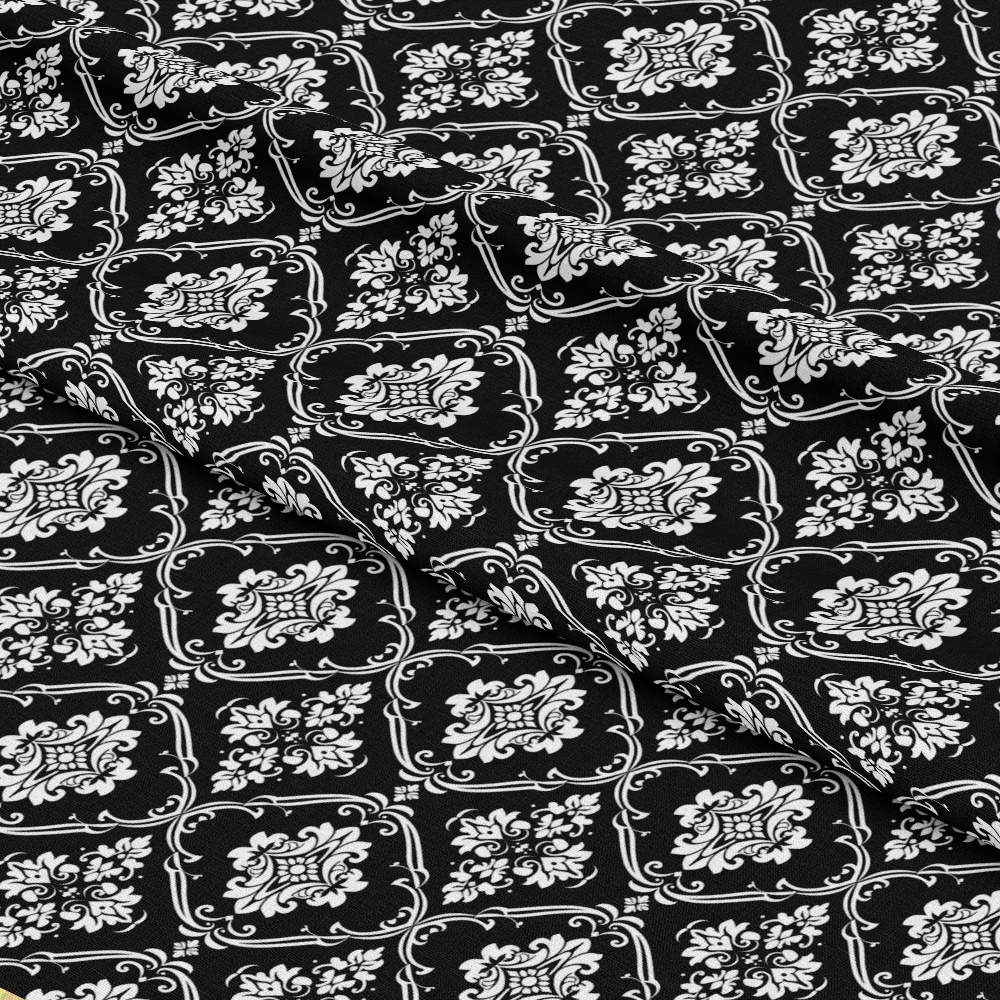Gothic Damask Pattern 2 Quilting Cotton Fabric