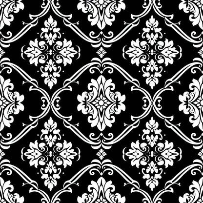 Midnight Filigree Pattern 2 Minky Fabric