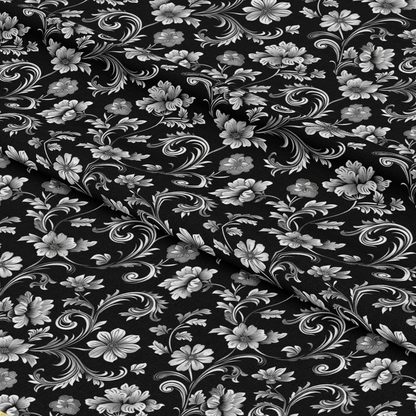 Gothic Damask Pattern 5 Quilting Cotton Fabric