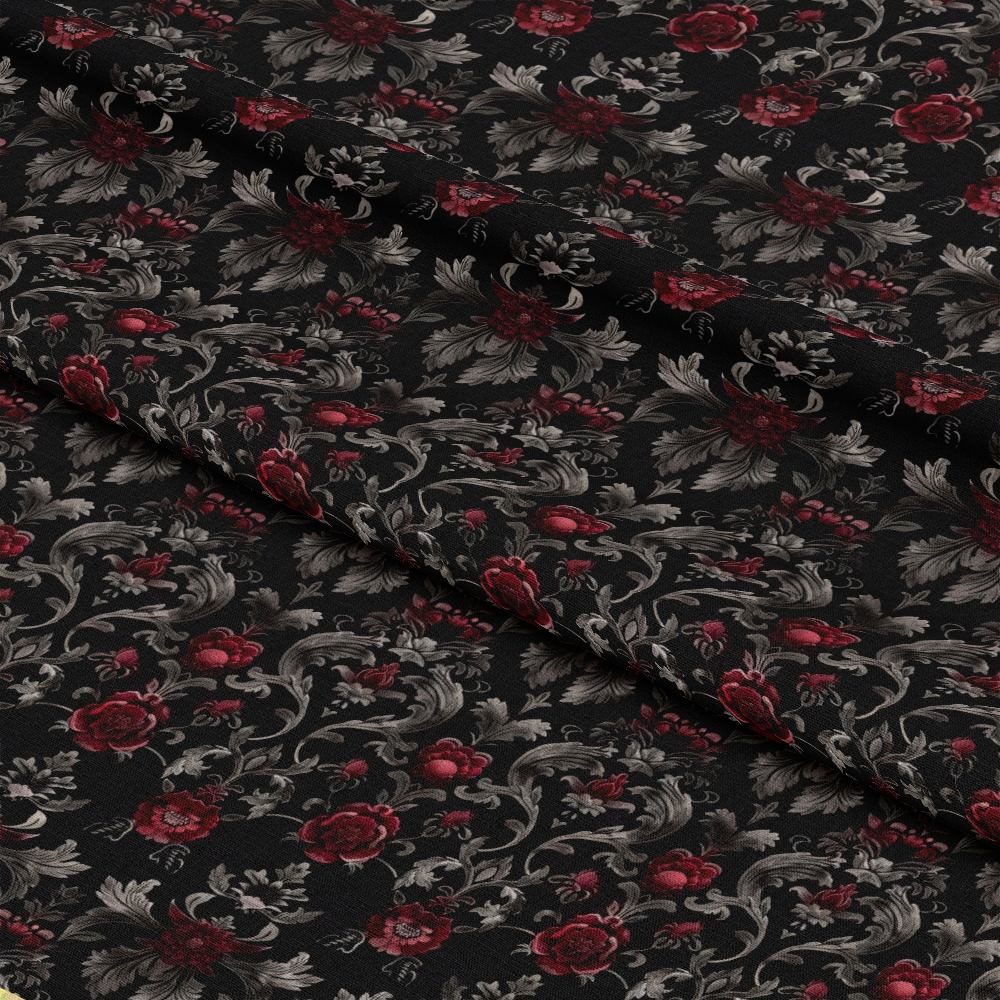Gothic Damask Pattern 6 Quilting Cotton Fabric