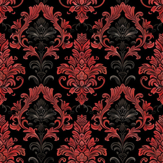 Gothic Damask Pattern 7 Quilting Cotton Fabric