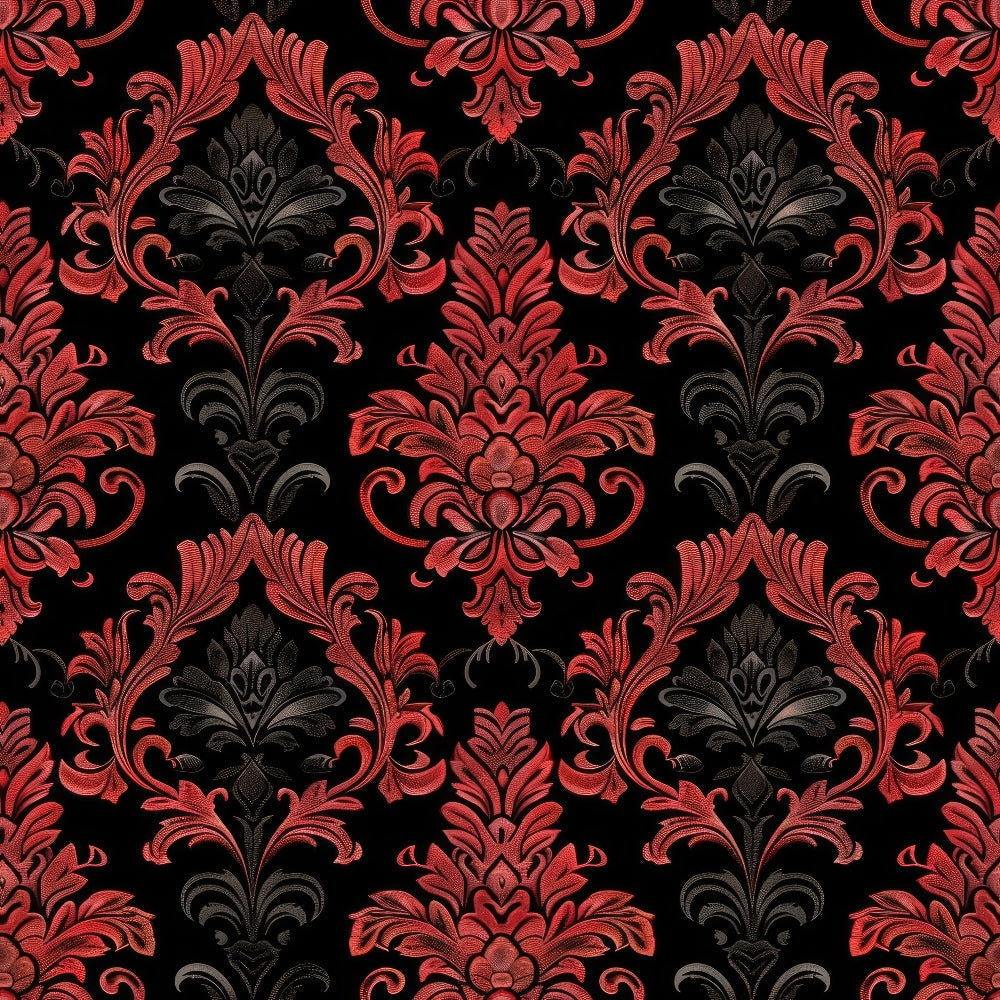 Midnight Filigree Pattern 7 Minky Fabric