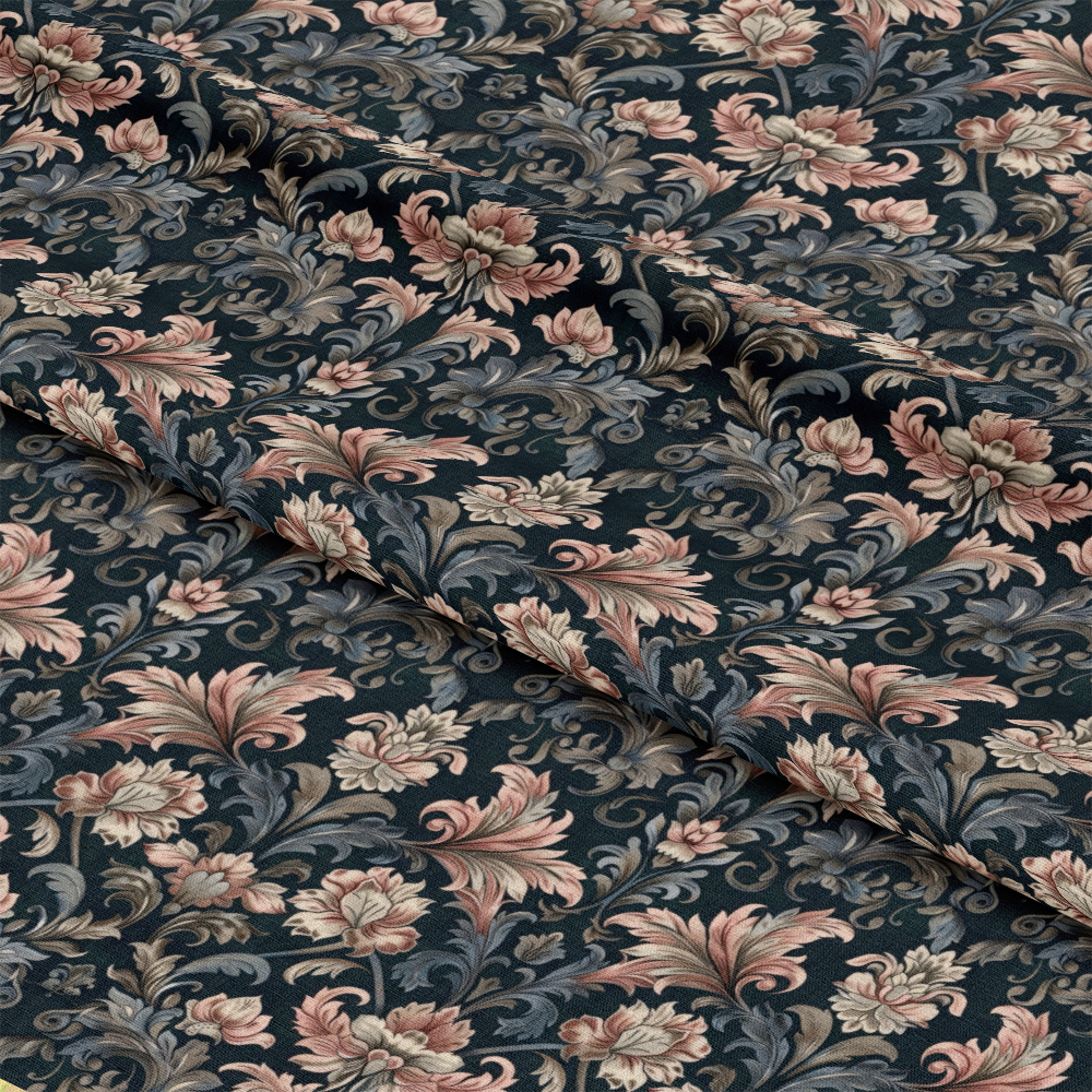 Gothic Damask Pattern 9 Quilting Cotton Fabric