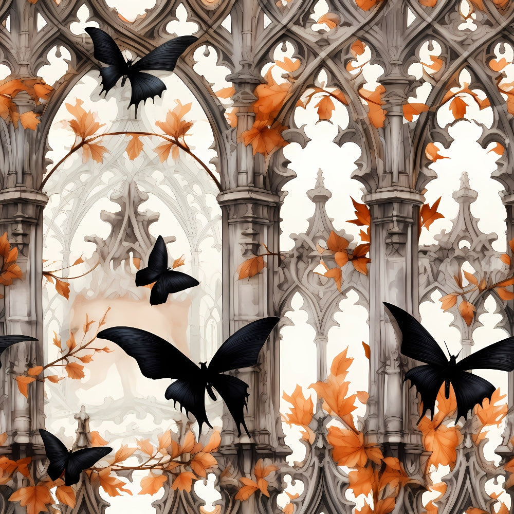 Midnight Marigolds Pattern 7 Minky Fabric