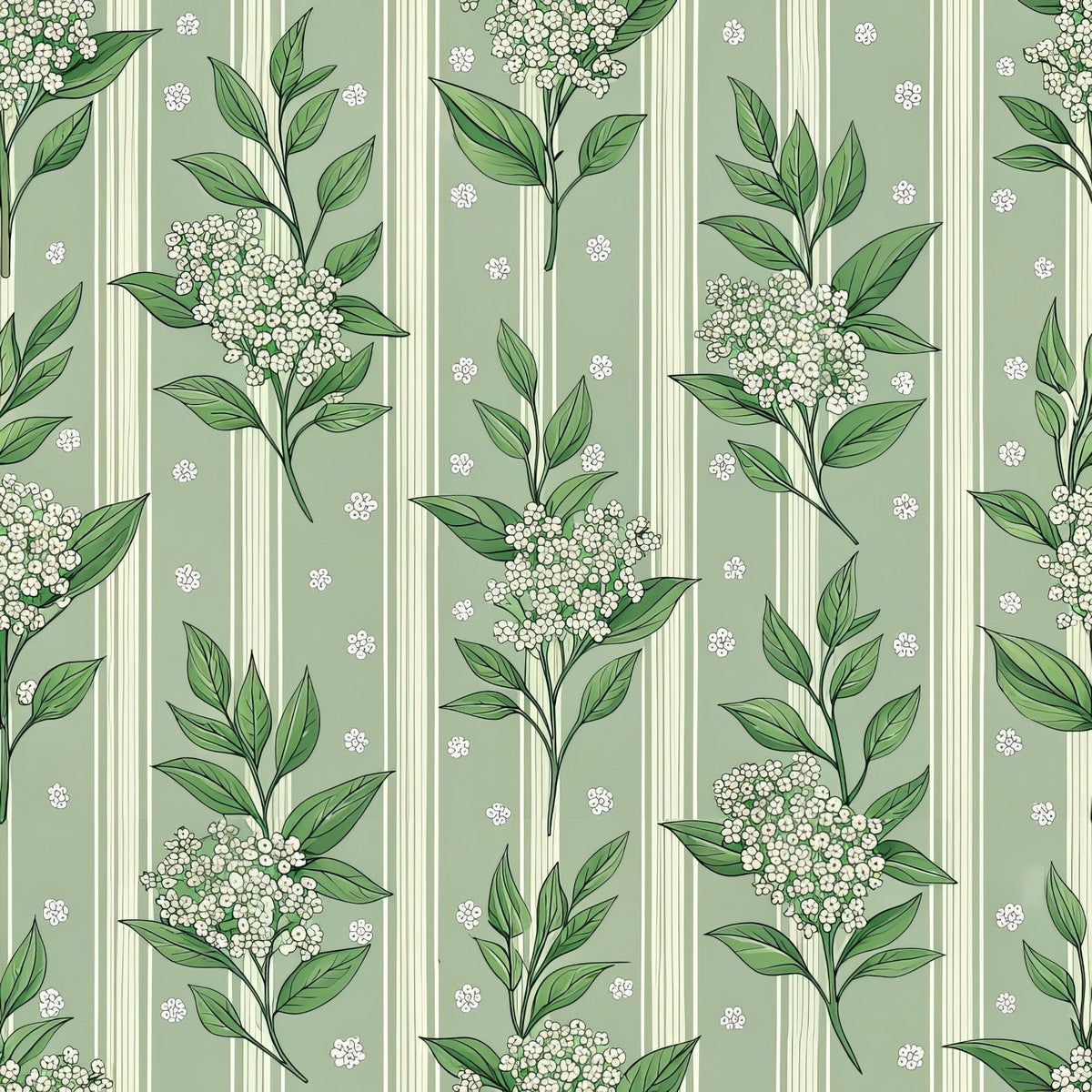 Sage Homestead Pattern 10 Minky Fabric