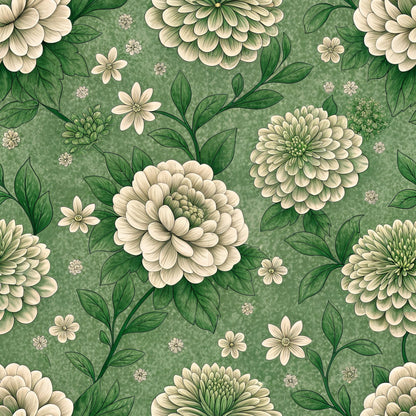 Sage Homestead Pattern 13 Minky Fabric