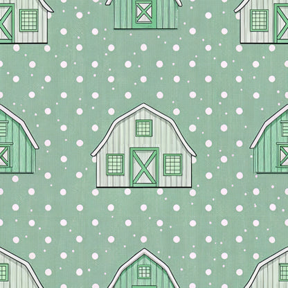Sage Homestead Pattern 15 Minky Fabric