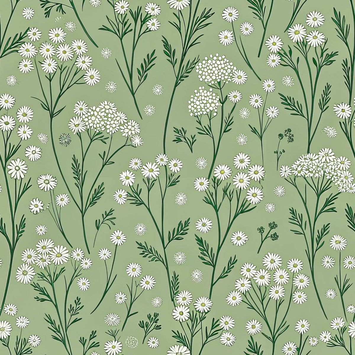 Sage Homestead Pattern 1 Minky Fabric