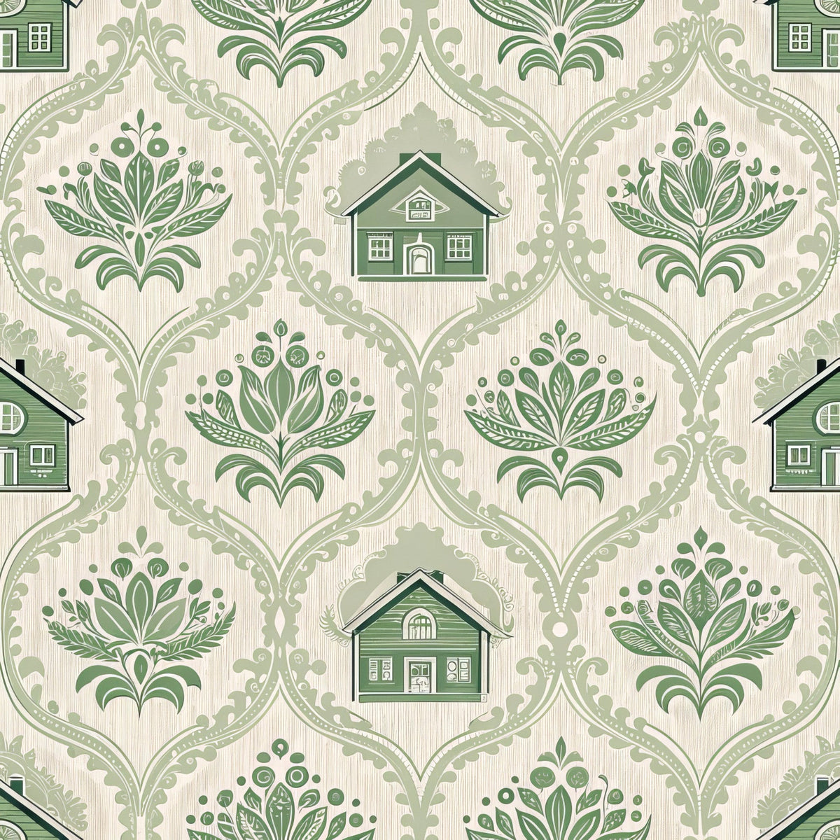 Sage Homestead Pattern 6 Minky Fabric