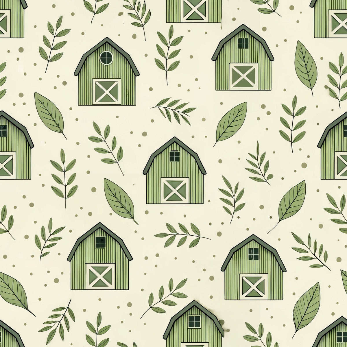 Sage Homestead Pattern 7 Minky Fabric