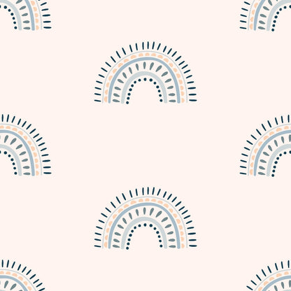 Dusty Peach Mudcloth Pattern 5 Minky Fabric