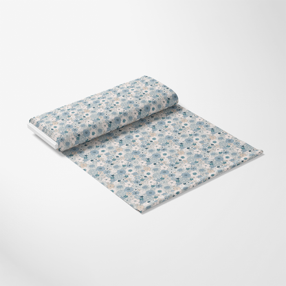 Groovy Blue Boho Pattern 10 Quilting Cotton Fabric