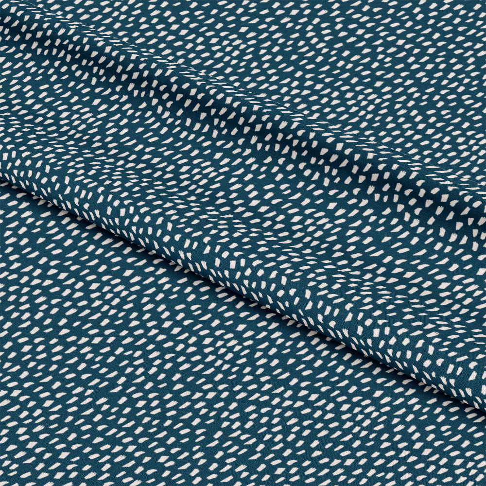 Groovy Blue Boho Pattern 13 Quilting Cotton Fabric