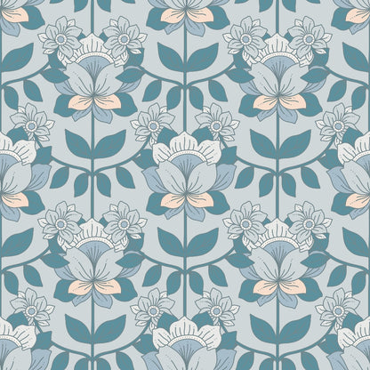 Dusty Peach Mudcloth Pattern 6 Minky Fabric
