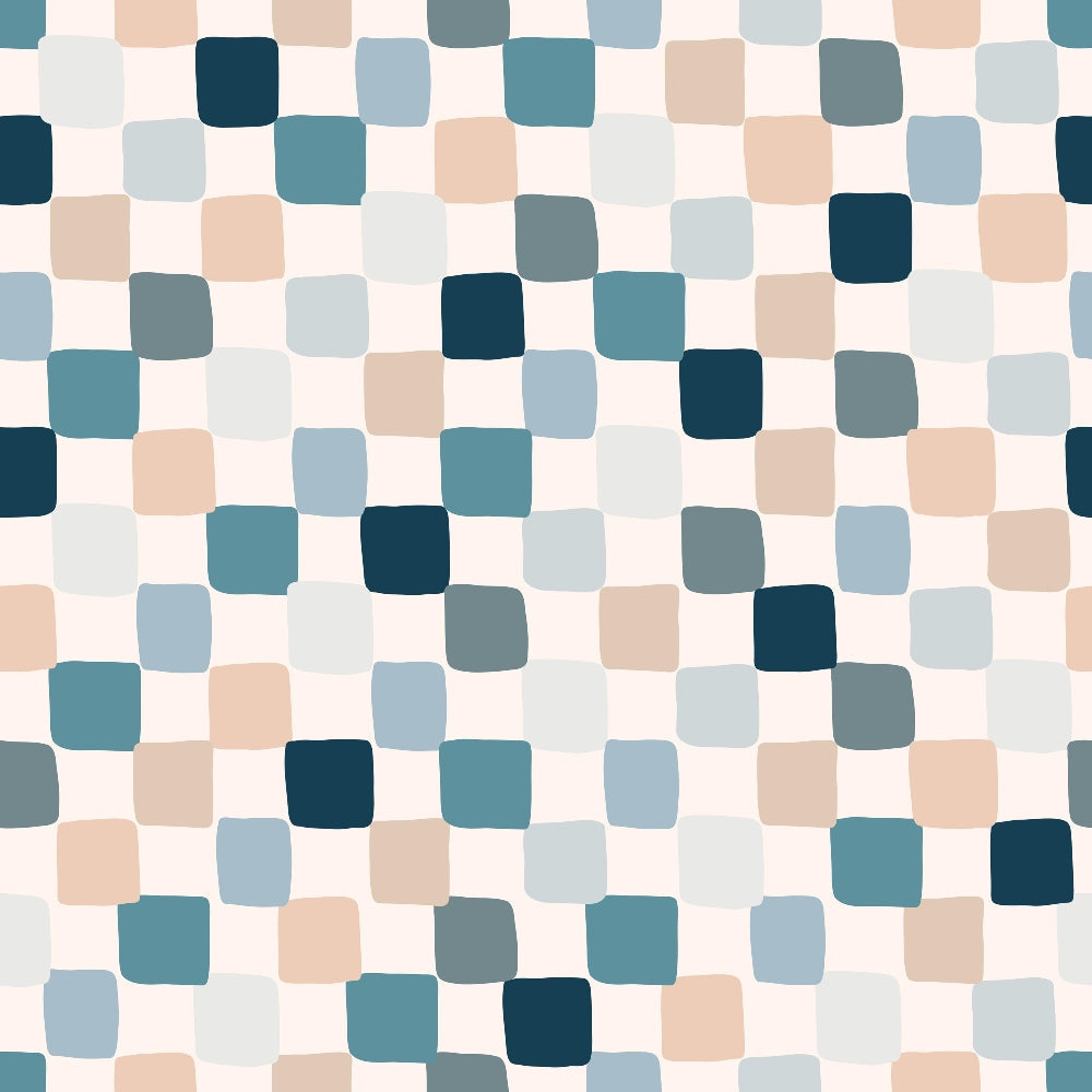 Dusty Peach Mudcloth Pattern 7 Minky Fabric