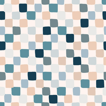 Dusty Peach Mudcloth Pattern 7 Minky Fabric