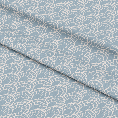Groovy Blue Boho Pattern 9 Quilting Cotton Fabric