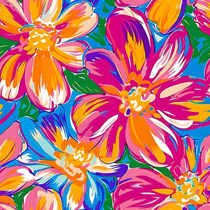 Groovy Hippie Pattern 10 Quilting Cotton Fabric
