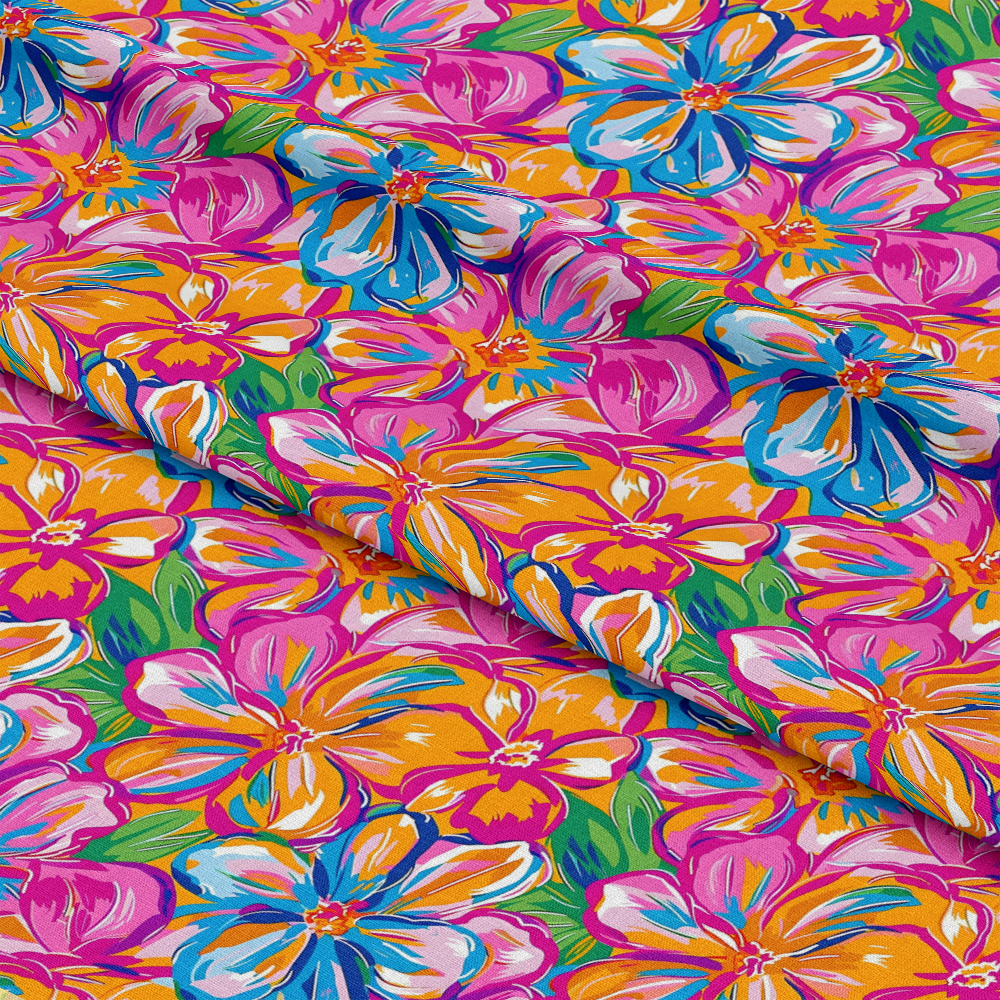 Groovy Hippie Pattern 12 Quilting Cotton Fabric