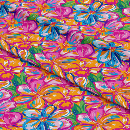 Groovy Hippie Pattern 12 Quilting Cotton Fabric