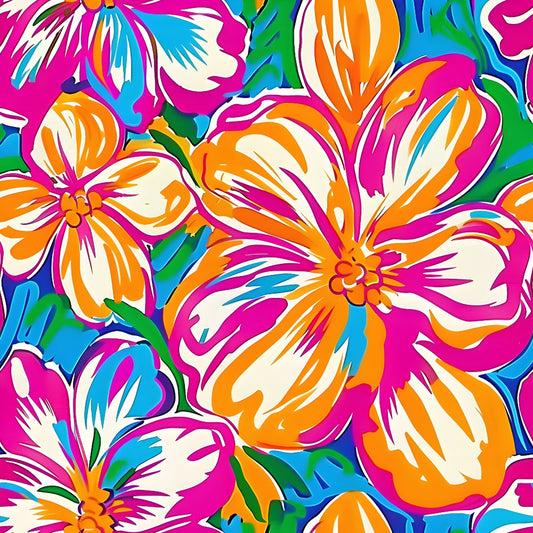 Groovy Hippie Pattern 13 Quilting Cotton Fabric