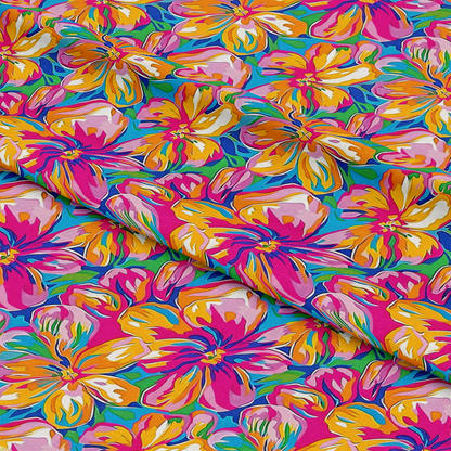 Groovy Hippie Pattern 14 Quilting Cotton Fabric