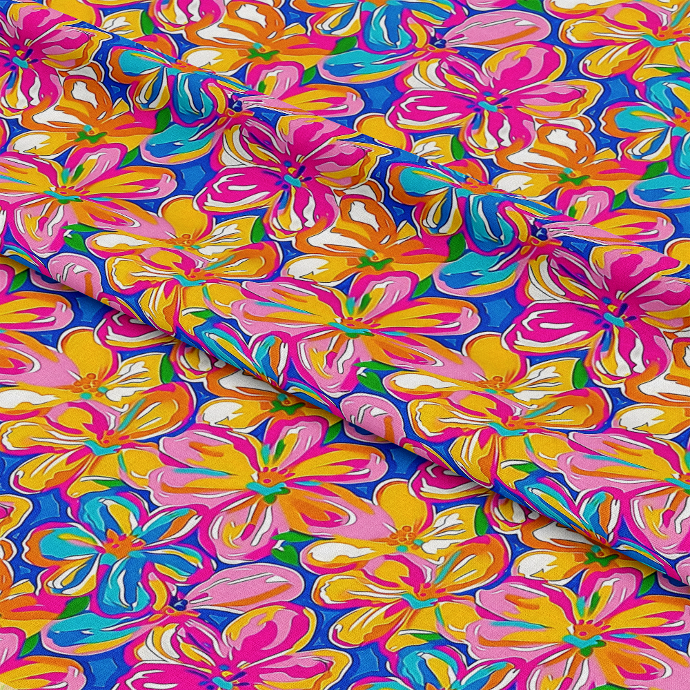 Groovy Hippie Pattern 15 Quilting Cotton Fabric