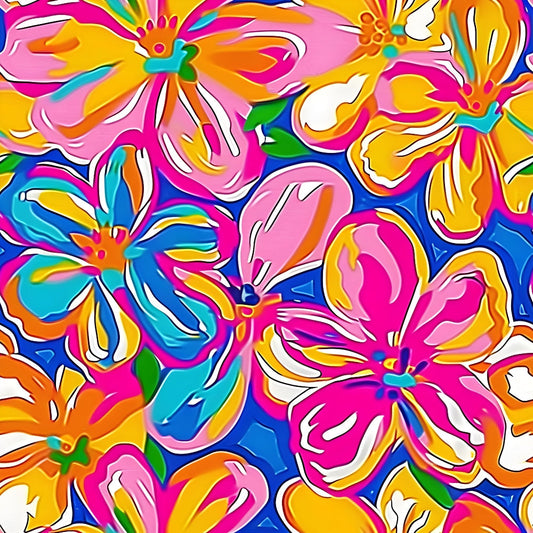 Groovy Hippie Pattern 15 Quilting Cotton Fabric