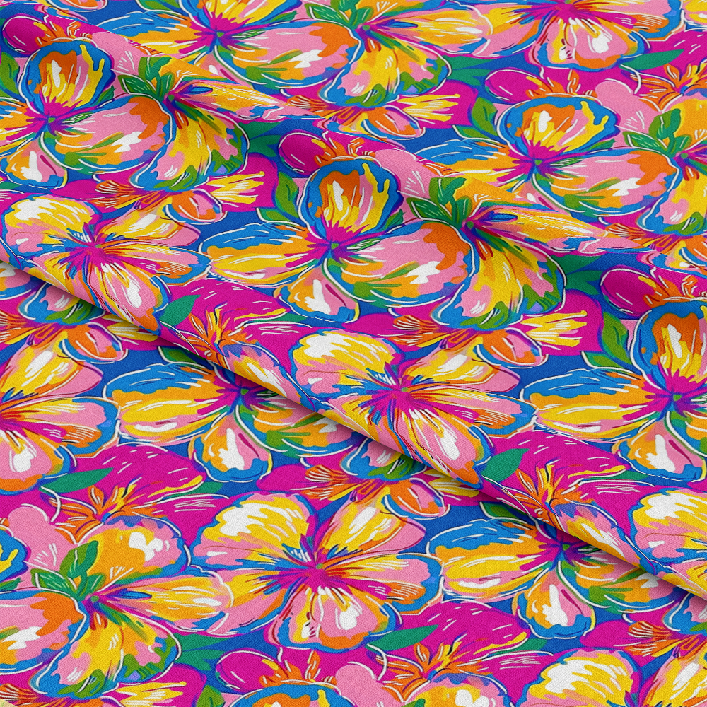 Groovy Hippie Pattern 16 Quilting Cotton Fabric