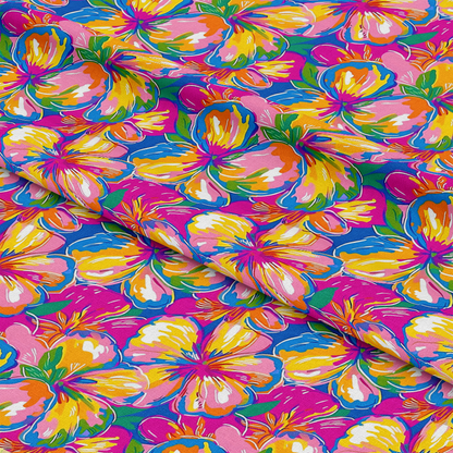 Groovy Hippie Pattern 16 Quilting Cotton Fabric