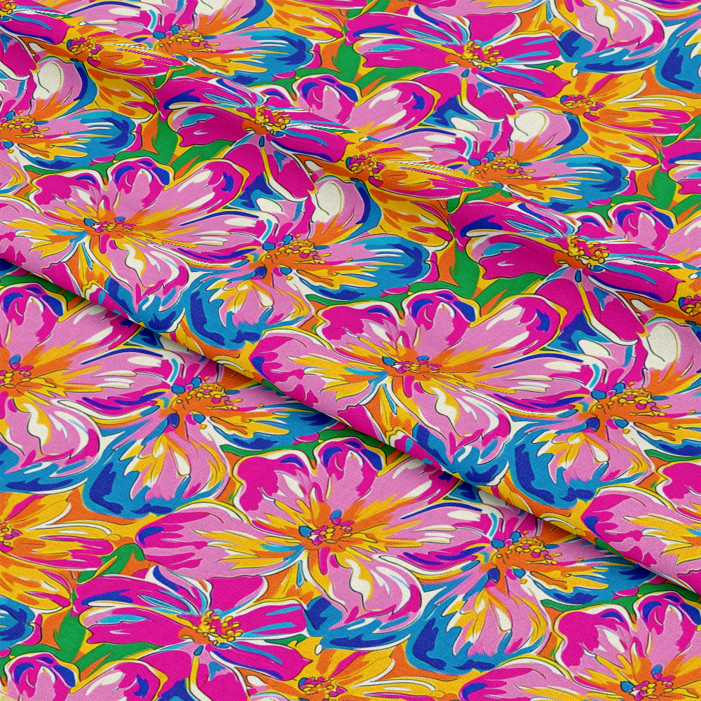 Groovy Hippie Pattern 17 Quilting Cotton Fabric