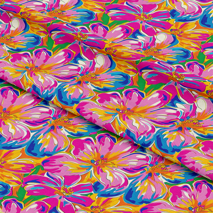 Groovy Hippie Pattern 17 Quilting Cotton Fabric