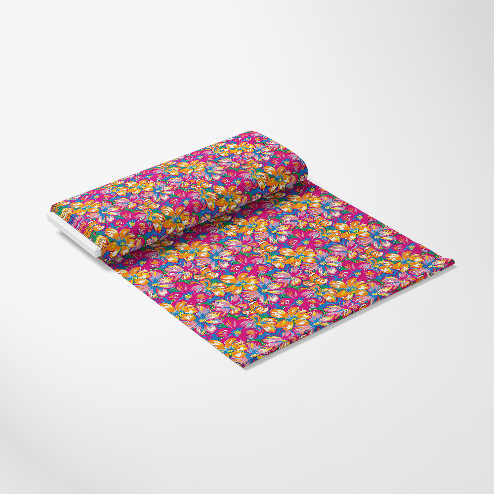 Groovy Hippie Pattern 18 Quilting Cotton Fabric