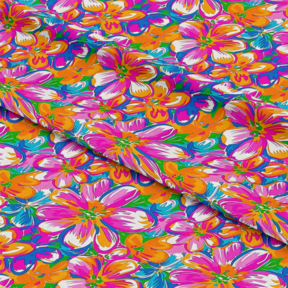 Groovy Hippie Pattern 1 Quilting Cotton Fabric