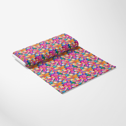 Groovy Hippie Pattern 20 Quilting Cotton Fabric