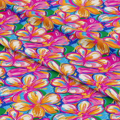 Groovy Hippie Pattern 20 Quilting Cotton Fabric