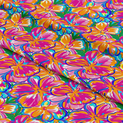 Groovy Hippie Pattern 5 Quilting Cotton Fabric