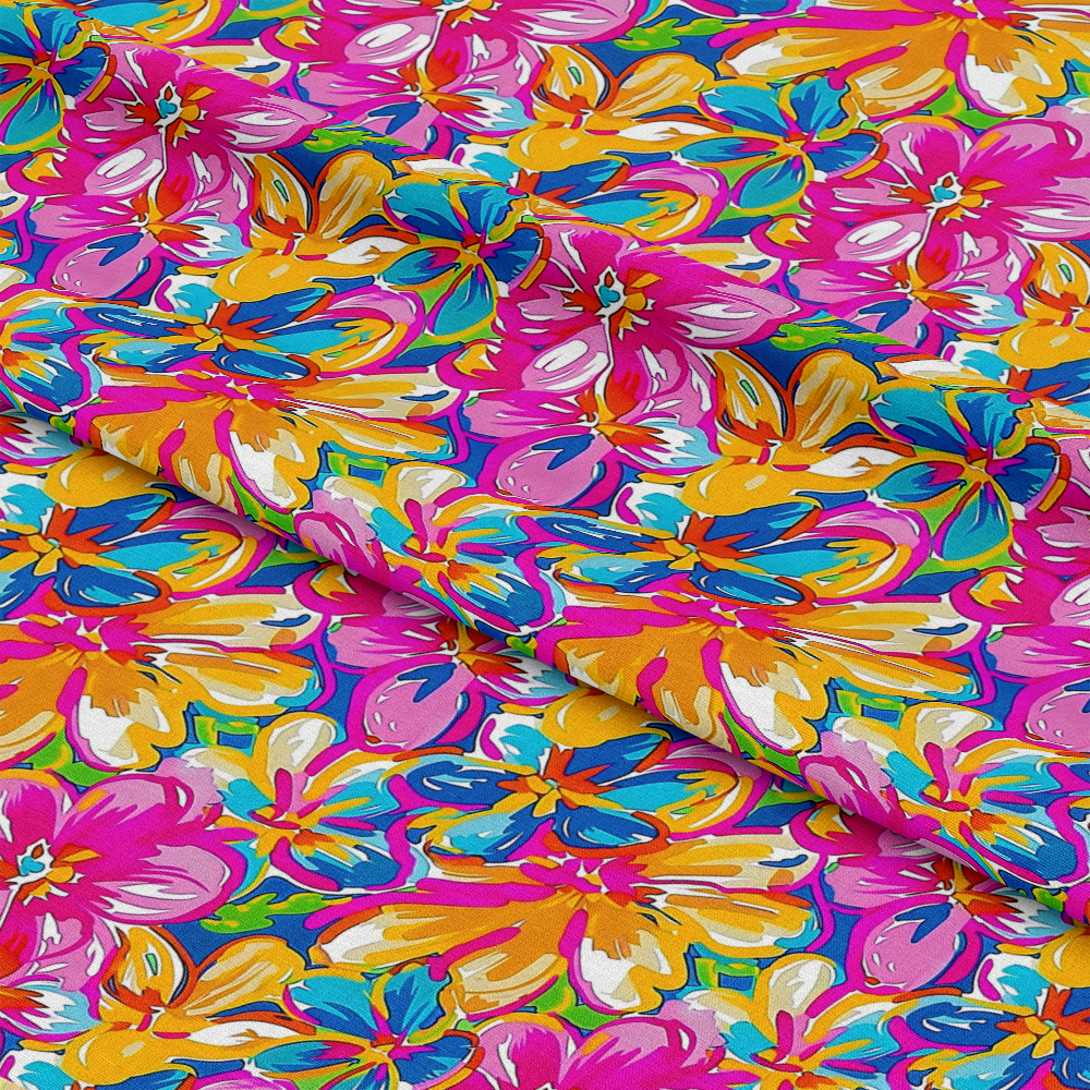 Groovy Hippie Pattern 6 Quilting Cotton Fabric