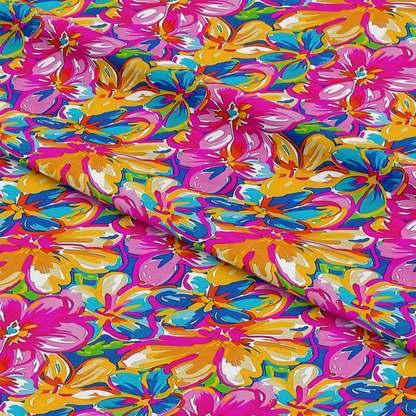 Groovy Hippie Pattern 6 Quilting Cotton Fabric