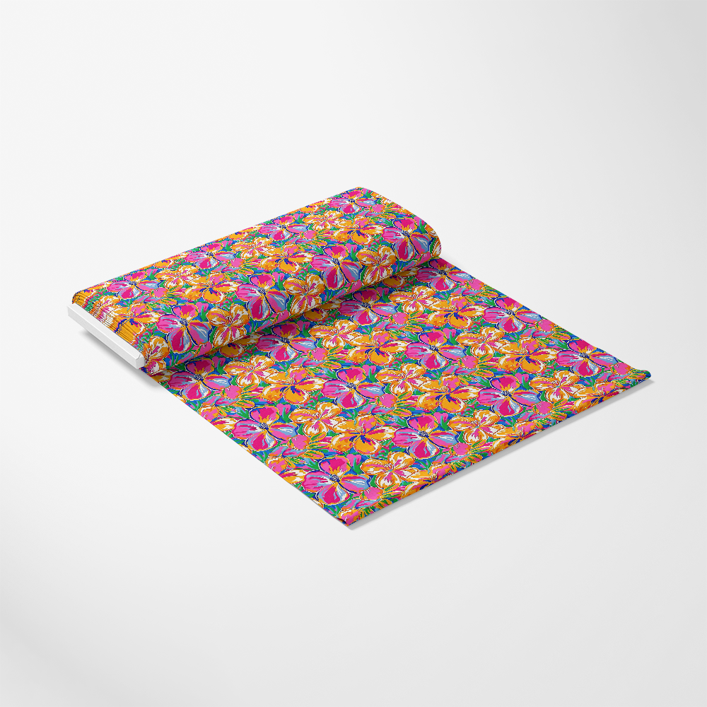 Groovy Hippie Pattern 8 Quilting Cotton Fabric