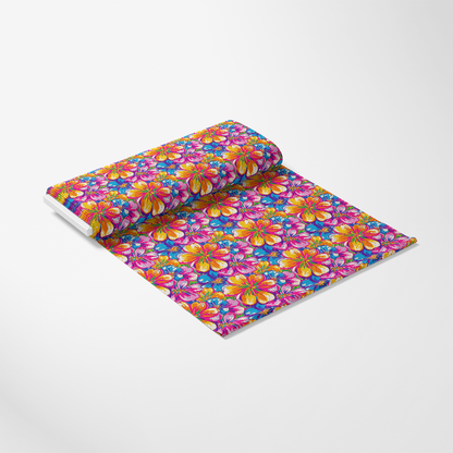 Groovy Hippie Pattern 9 Quilting Cotton Fabric