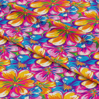 Groovy Hippie Pattern 9 Quilting Cotton Fabric